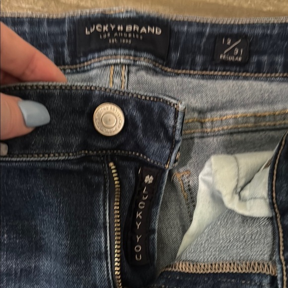 Blue Lolita Skinny Jeans with Stretch and Faded Wash - Picture 8 of 10